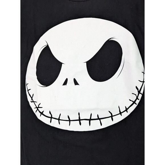 Jack Skellington Big Face T Shirt Medium Disney Nightmare Before Christmas - Picture 1 of 5